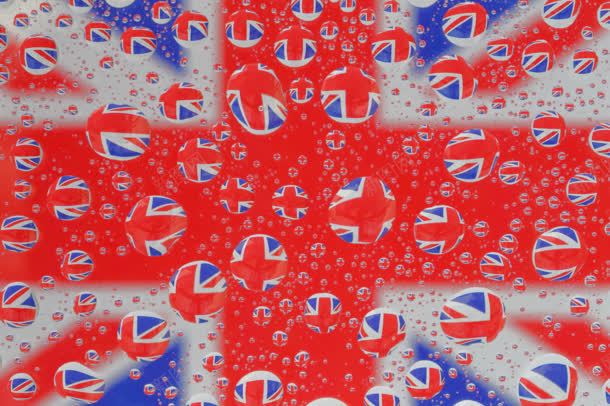 水滴英国国旗jpg设计背景_88icon https://88icon.com 国旗 图片 水滴 英国