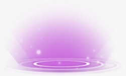 紫色环形炫光素材
