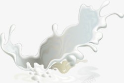 喷溅的牛奶效果素材