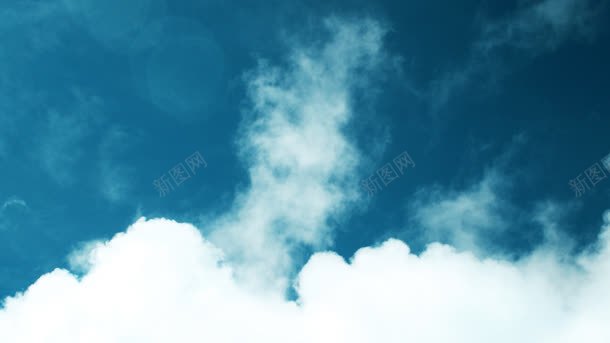 蓝天白云环境渲染背景