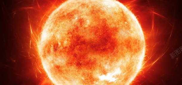 红色太阳喷射火焰jpg设计背景_88icon https://88icon.com 星球 红太阳 红色太阳