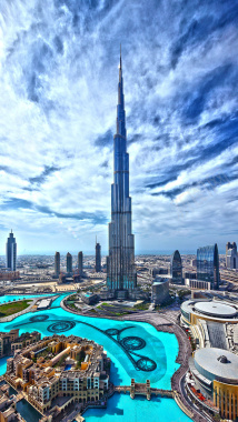 迪拜大厦背景