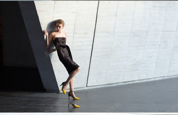 靠在墙上的帅气美女jpg设计背景_88icon https://88icon.com 墙上 帅气 美女