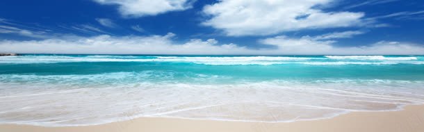 唯美沙滩淘宝海报背景