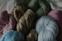 毛线编织色彩细腻素材