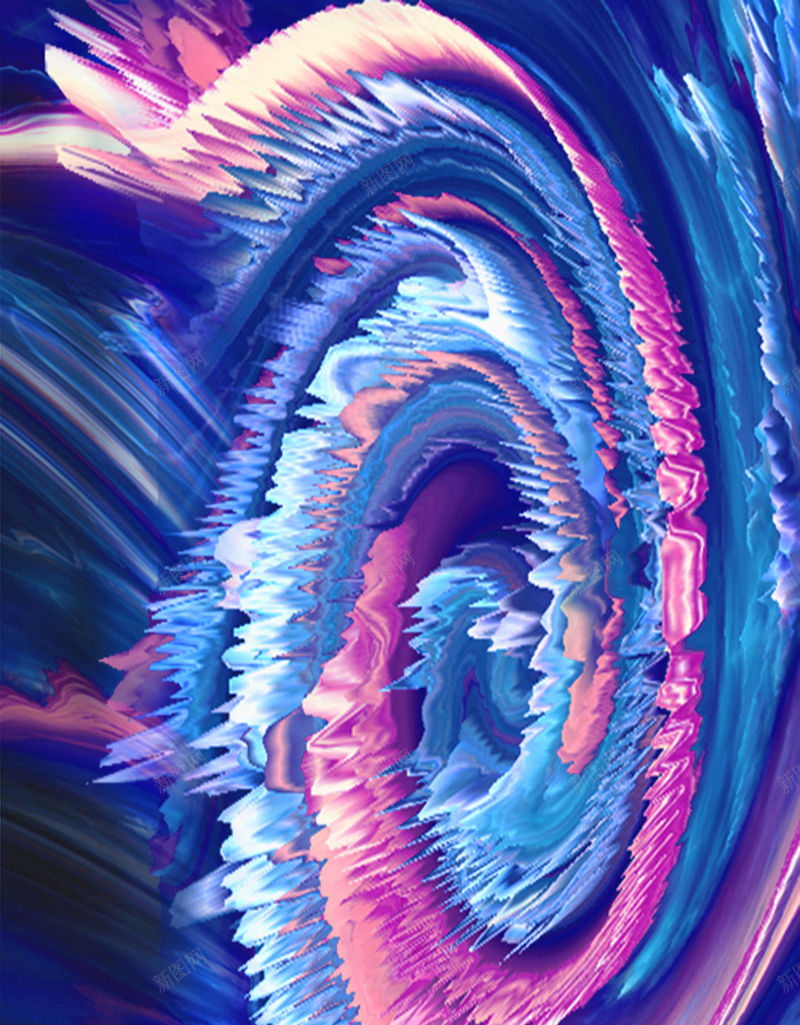 迷幻3D蓝色漩涡创意大气高端发布会年底聚会H5psd设计背景_88icon https://88icon.com 3D 创意 发布会 大气 年底聚会 新品发布 漩涡 蓝色 迷幻 高端