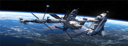 航天科技信息人造卫星天文科技背景高清图片