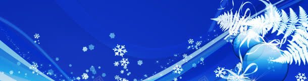 雪景创意banner背景图jpg设计背景_88icon https://88icon.com 简约 素材 色彩 蓝色