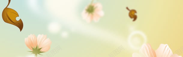 唯美朦胧落叶花朵背景bannerjpg设计背景_88icon https://88icon.com banner 唯美 朦胧 背景 花朵 落叶
