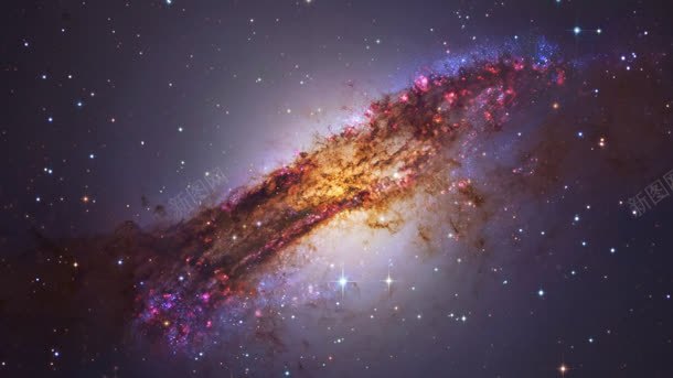 星空紫色神秘宇宙背景