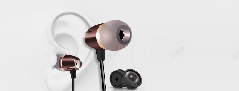 新款耳机动感上市简约灰色bannerpsd设计背景_88icon https://88icon.com PS火拼双11海报 双 双11海报 双十一 双十一海报 淘宝 淘宝海报
