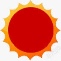 各种形状印章创意小图标太阳形状图标