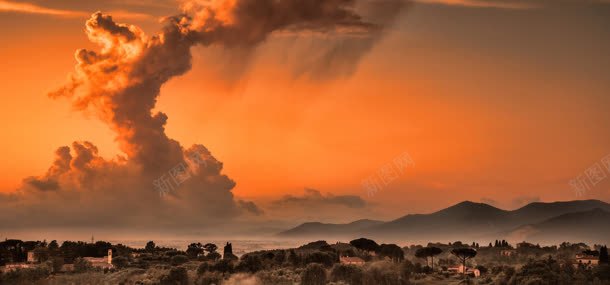 天空乡村背景jpg设计背景_88icon https://88icon.com 乡村 云朵 天空 山坡 自然风光