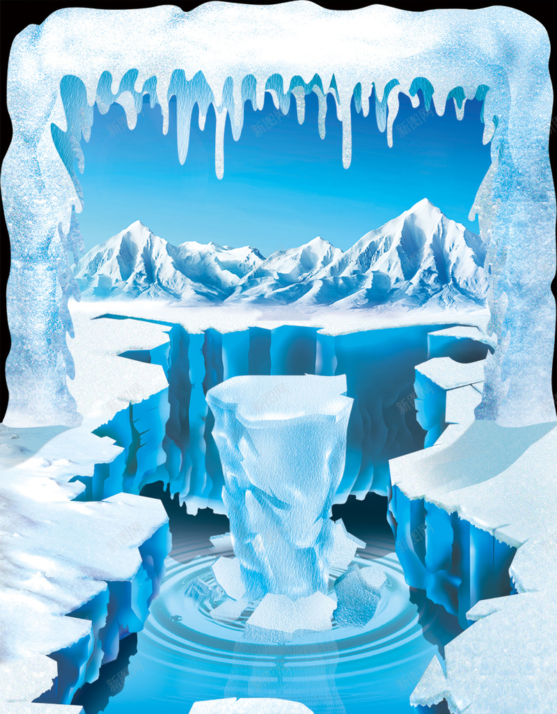 冬天冰雪冰块海报背景psd设计背景_88icon https://88icon.com 冰块 冰水 海报素材背景 激情 狂欢 雪 雪块