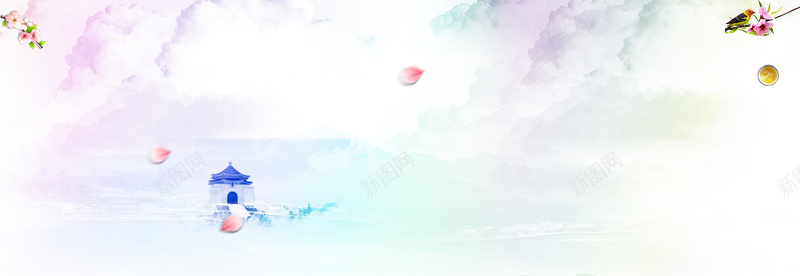 茶叶梦幻浪漫云层彩色bannerpsd设计背景_88icon https://88icon.com 云彩 小清新 广告 文艺 新茶上市 早茶 春天 春茶 春茶上市 素材 绿芽 背景 茶叶 蝴蝶 设计