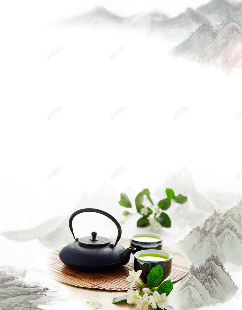 中式淡雅水墨茶壶茶文化背景jpg设计背景_88icon https://88icon.com 书法 创意 功夫茶 山水 工夫茶 水墨 简约 红茶 茶之韵 茶叶 茶室 茶文化 茶楼 茶道 茶馆