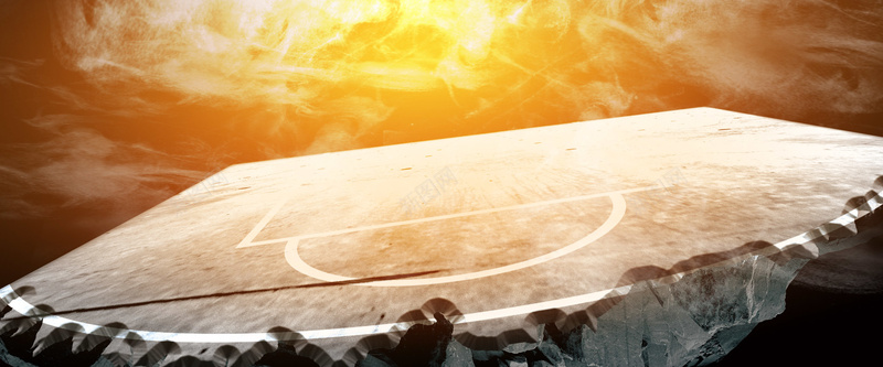 激情橙色篮球场psd设计背景_88icon https://88icon.com 橙色 海报banner 激情 狂欢 篮球场 运动