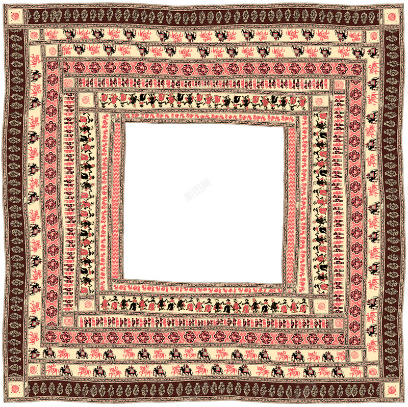 民族风特色边框背景psd设计背景_88icon https://88icon.com 北欧风格边框素材 异域风情边框 民族风边框海报 温暖 特色纹理图案边框背景 纹理 质感
