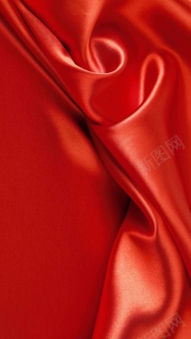 红色丝绸质感渐变h5背景图背景