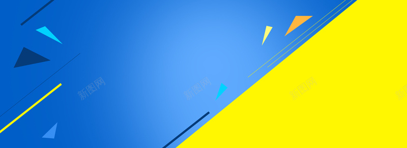 促销几何扁平化淘宝电子banner背景psd设计背景_88icon https://88icon.com 促销背景 兴奋 几何 双十二 扁平 扁平化 海报banner 渐变 电子产品背景 蓝色 黄色