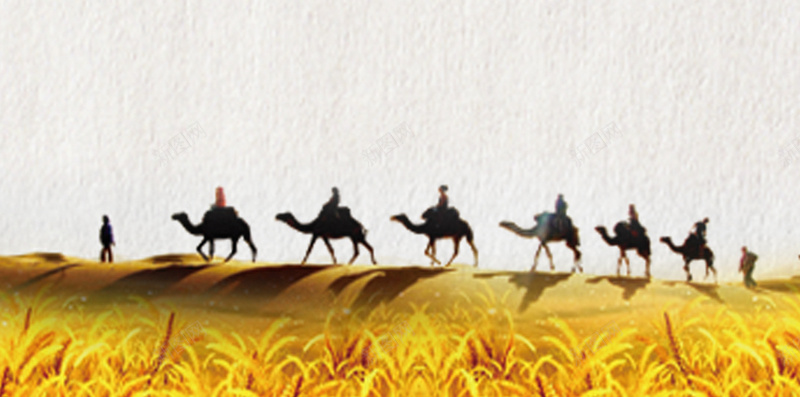 行走在稻田边的骆驼队伍psd设计背景_88icon https://88icon.com 动物 稻田 粮食 纹理 辛苦 队伍 骆驼 黄色
