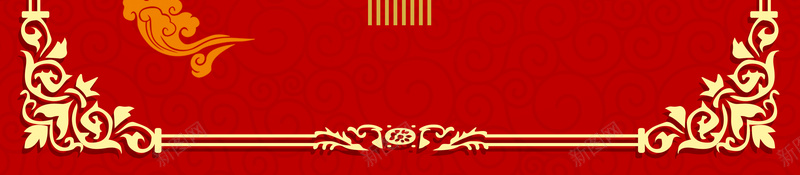 新年新春背景psd设计背景_88icon https://88icon.com 中国风 唯美 商务 国际 地区 庆祝 海报背景素材 红色 花纹 边框 金色