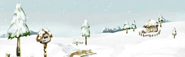 唯美雪景jpg设计背景_88icon https://88icon.com 户外风景 梦幻背景 植物花卉 海报背景 淘宝素材