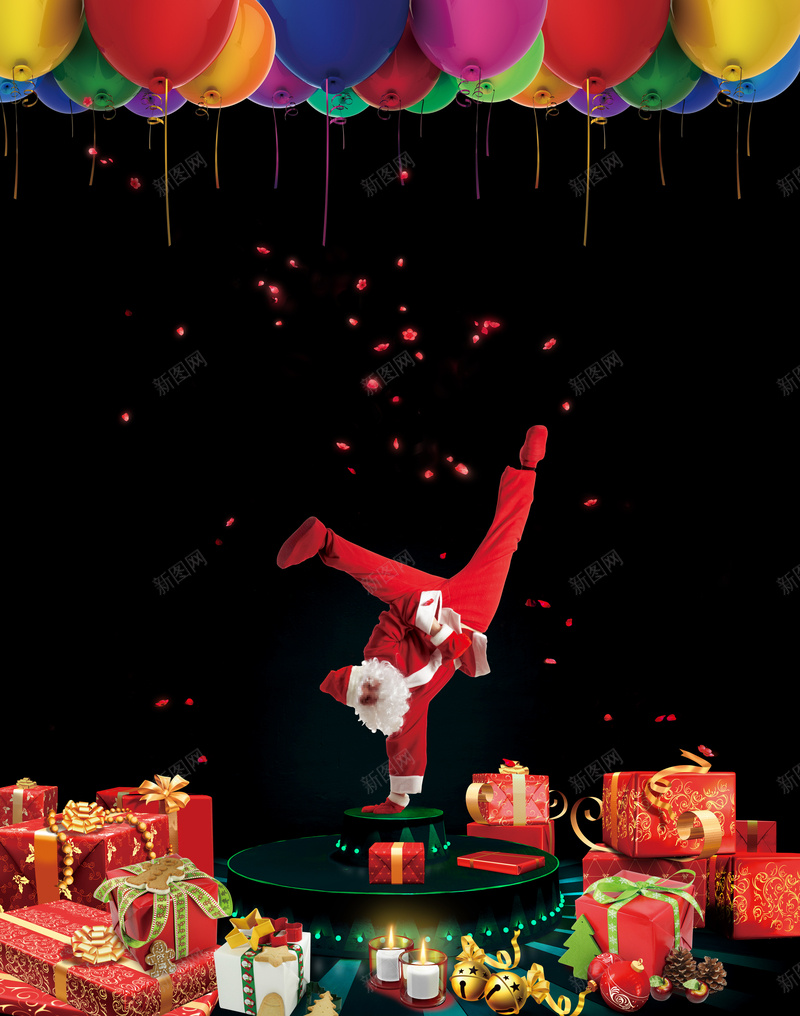 圣诞节日活动海报背景psd设计背景_88icon https://88icon.com 圣诞 圣诞老人 圣诞节 圣诞节日活动海报 庆典 庆祝 气球 礼品 礼物 舞台 舞蹈 节日 街 跳舞