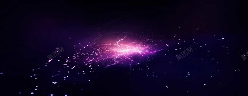 紫色闪电绚丽背景psd设计背景_88icon https://88icon.com 光点 彩色 时尚 炫彩 电流 绚丽 闪电 雷电 震撼