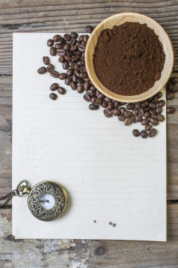 咖啡豆咖啡粉免费照片背景