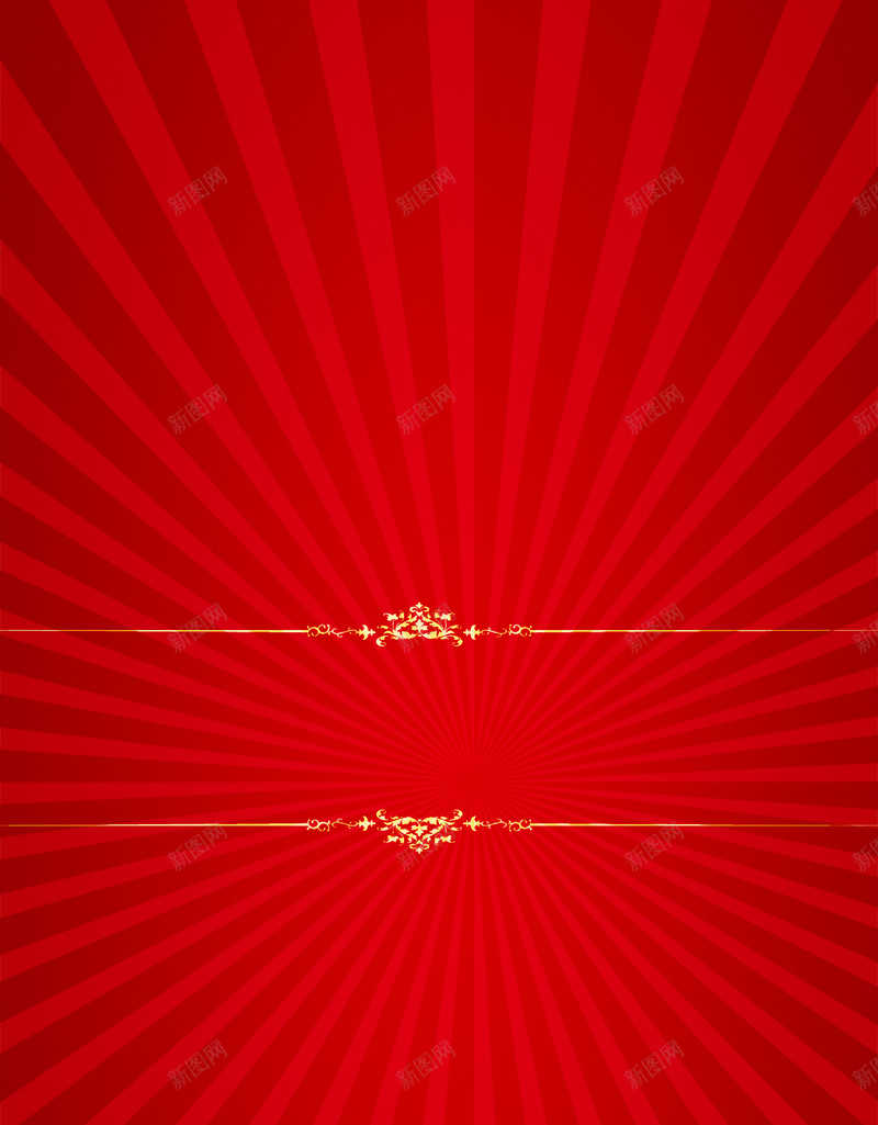 红色背景上的边框图案H5背景psd设计背景_88icon https://88icon.com H5素材 PSD背景 图形 图案 大气 形状 排列 放射性 红色背景 边框 金色边框