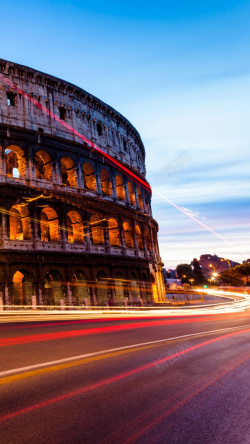 幻彩风景意大利罗马城建筑背景高清图片