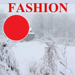 时尚冬被冬天雪景时尚羽绒服PSD分层主图背景高清图片