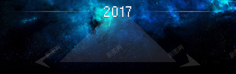 2017星空原宿风banner背景背景