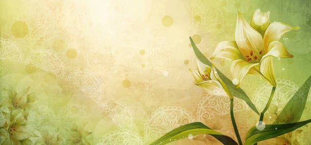 温馨百合背景jpg设计背景_88icon https://88icon.com 典雅背景 浪漫背景