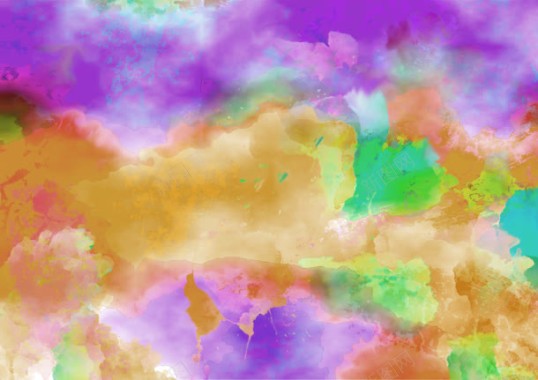 紫色抽象水彩涂鸦背景