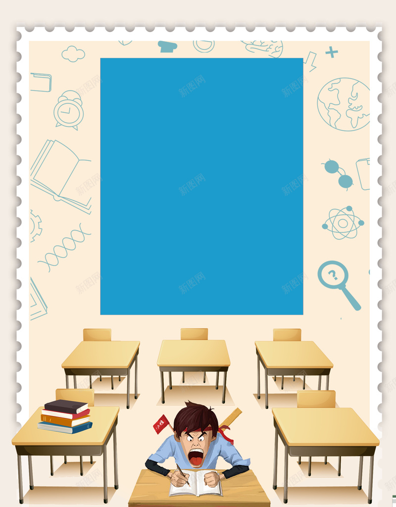 加油高考高考冲刺海报psd设计背景_88icon https://88icon.com 倒计时 冲刺高考 卡通 喜报 备战高考 学生 教室 教育 毕业季 毕业海报 课桌 青春毕业季