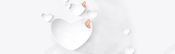 心形banner创意jpg设计背景_88icon https://88icon.com 女装 淘宝