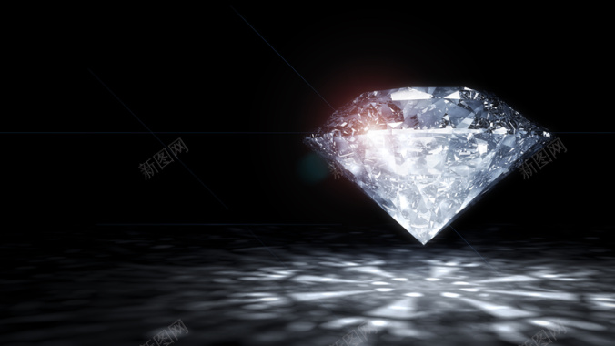 璀璨的钻石珠宝背景