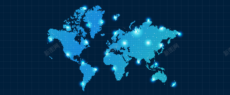 世界地图分布图背景jpg设计背景_88icon https://88icon.com 世界地图 商务 商务背景 海报banner 科幻 科技