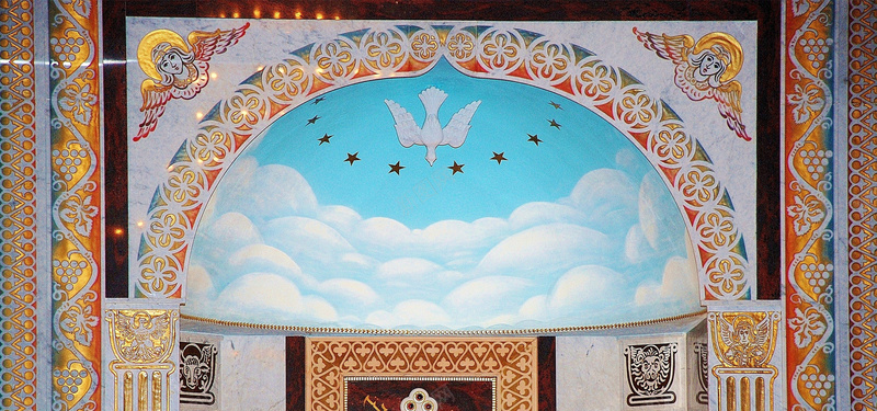 宗教壁画装饰品海报背景背景