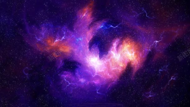 黑紫色的神秘星空jpg设计背景_88icon https://88icon.com 星空 神秘 紫色