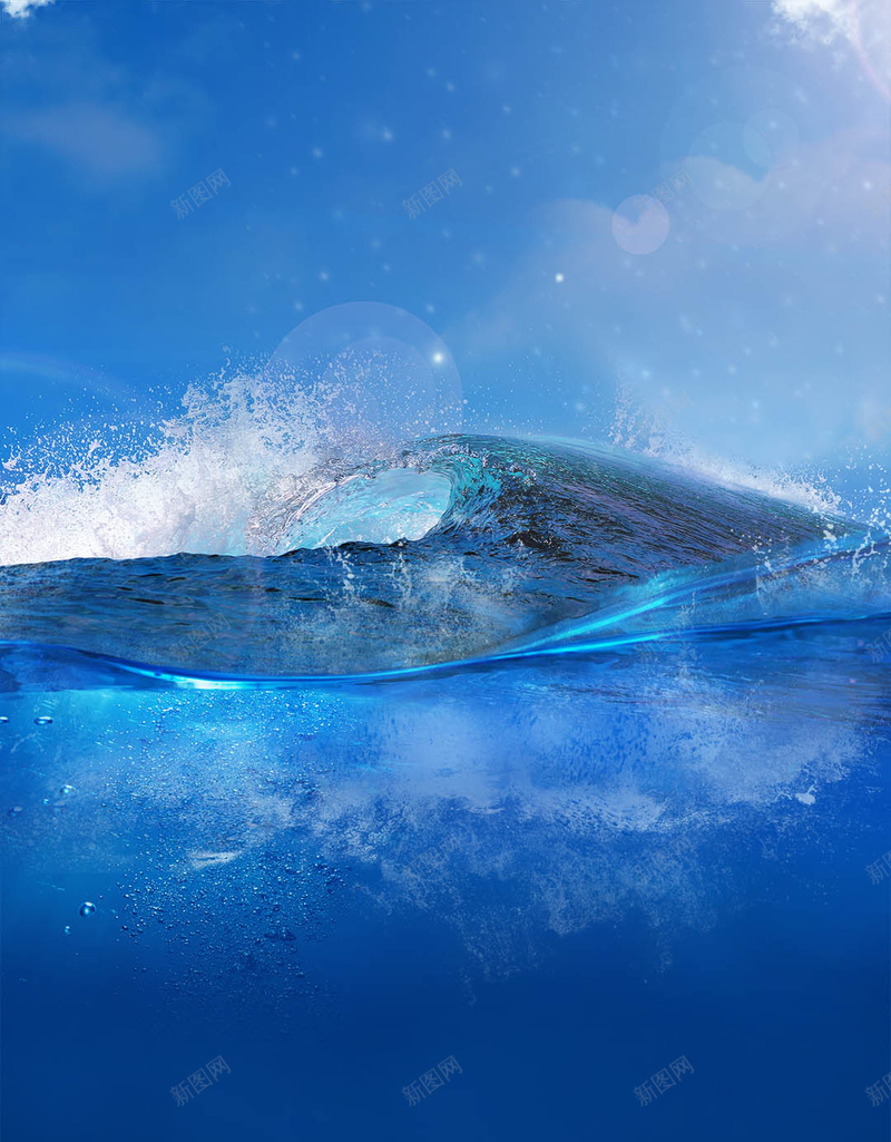 蓝色海浪波涛psd分层H5背景psd设计背景_88icon https://88icon.com H5背景 水面 波涛 海洋 海浪 海浪背景 蓝色 蓝色海浪