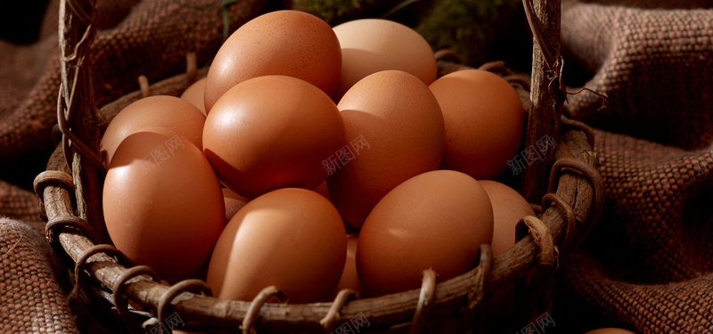 农家土鸡蛋背景摄影图片