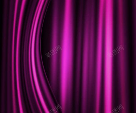 紫色幕布背景背景