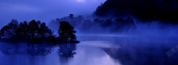夜色环绕唯美背景bannerjpg设计背景_88icon https://88icon.com banner 唯美 夜色 湖水 环绕 背景