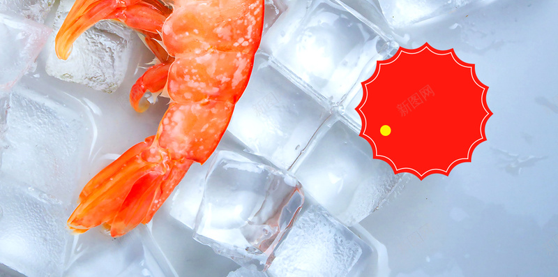 蓝色小清新生鲜促销PSD分层H5psd设计背景_88icon https://88icon.com H5 PSD分层 冰块 小清新 柠檬 海鲜 生鲜 生鲜促销 蓝色 虾