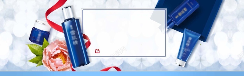 梦幻简单化妆品淘宝背景psd设计背景_88icon https://88icon.com anner banner 丝带 化妆品 情人节礼物 时尚 梦幻 浪漫 花儿 边框
