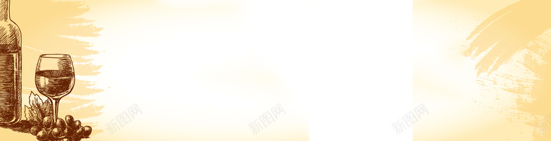 红酒葡萄酒手绘背景bannerpsd设计背景_88icon https://88icon.com banner 卡通 手绘 海报banner 童趣 红酒 背景 葡萄酒