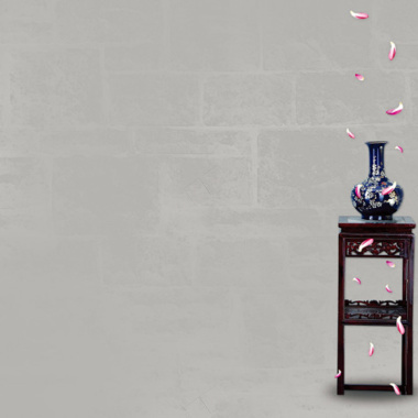 古典花瓶中国风背景图背景